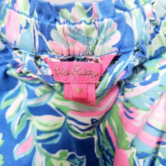 Lilly Pulitzer Blue and Pink Floral Maxi Dress - Picture 3 of 10